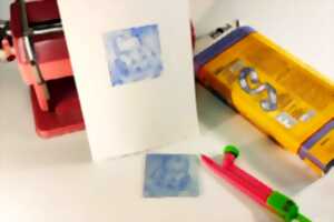 photo Explorer la gravure sur Tetra Pak - atelier ENSAD - Limoges