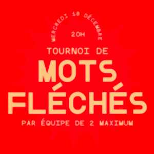 Tournoi de mots-fléchés