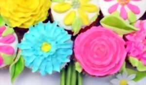 photo Pâtisserie : Cupcakes - Bouquet de fleurs pour les Grands-Mères