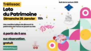 Découvrez le Loto du Patrimoine lors des Nuits de la Lecture à Trélissac
