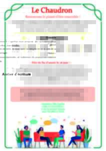 photo Ateliers écriture