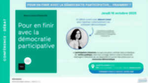 photo Conférence : pour en finir avec la démocratie participative