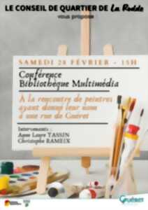 photo Conférence : A la rencontre de peintres ayant donné leur nom à une rue de Guéret