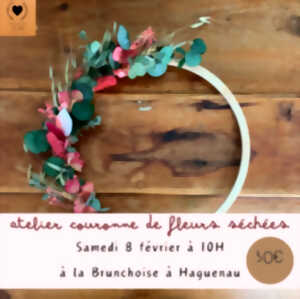 Atelier couronne de fleurs séchées
