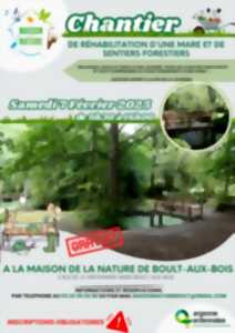 photo Réhabilitation d'une mare et d'un sentier forestier