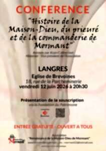 photo Conférence - Histoire de la Maison-Dieu, du prieuré et de la commanderie de Mormant