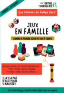 Les ateliers du Temps Libre : jeux en famille