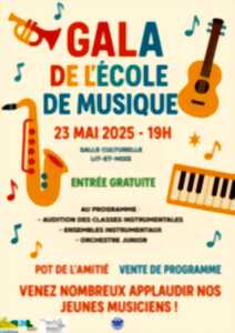 photo Gala de l'école de musique