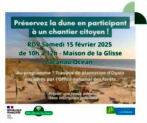 Chantier citoyen de plantation d'Oyats