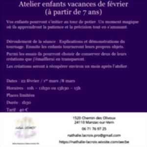 Atelier enfants : tour de potier