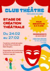 photo Stage théâtre pour enfants