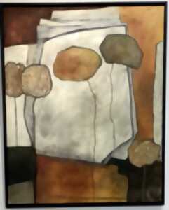 photo Exposition de sculptures marines métal et peintures