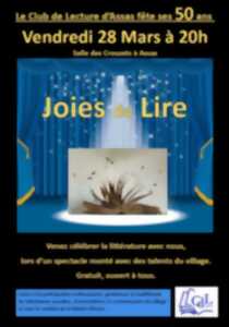 JOIES DE LIRE : LE CLUB DE LECTURE D'ASSAS FÊTE SES 50 ANS