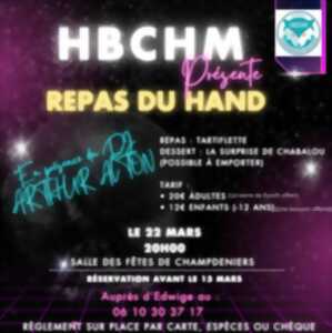 HBCHM : repas du hand