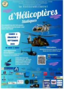photo Rassemblement d'hélicoptères statiques à l'aérodrome de Roupy/Fontaine les Clercs