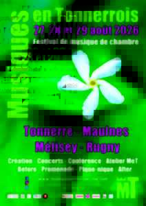 Festival Musiques en Tonnerrois : 28/08/2026 Château de Maulnes