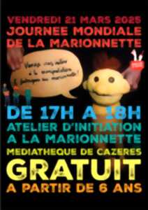 ATELIER D’INITIATION À LA MARIONNETTE