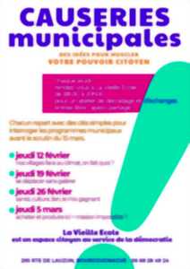 photo Causerie municipale : des idées pour muscler votre pouvoir citoyen