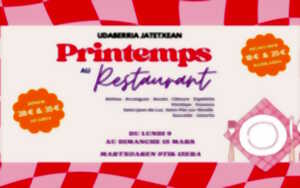 photo Printemps au Restaurant