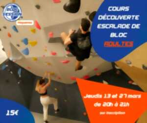 Initiation à l'escalade