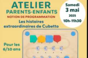 photo Atelier parents-enfants (6-10ans) : Les histoires avec Cubetto le robot