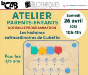 photo Atelier parents-enfants (6-10ans) : Les histoires avec Cubetto le robot