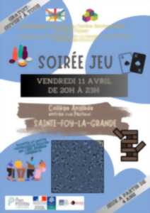 photo Soirée jeu à l'École Langalerie