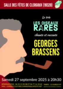 photo Le trio Les oiseaux rares chantent Georges Brassens