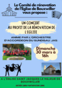 Concert au profit de la rénovation de l'église