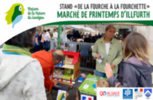 photo Stand De la fourche à la fourchette au marché de printemps d'Illfurth