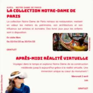 Collection Notre Dame de Paris & après-midi réalité virtuelle