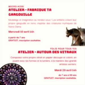photo Atelier autour des vitraux - Collection Notre Dame de Paris