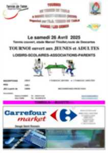 TOURNOI LOISIRS TENNIS DE TABLE LE 26/04