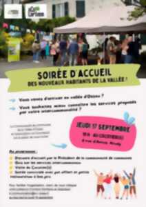 Soirée d'accueil des nouveaux habitants de la Vallée d'Ossau