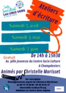 photo Ateliers d'écriture avec le CSC