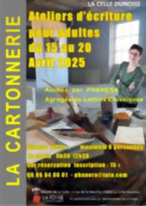 Atelier d'écriture pour adultes