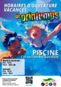 Ouverture piscine Corbeilles - Vacances de printemps