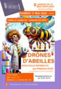 photo Activités vacances scolaires  - Spectacle  Drône d'abeilles