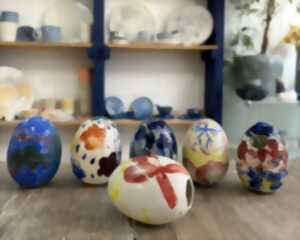 photo Atelier de décoration d’œufs en porcelaine