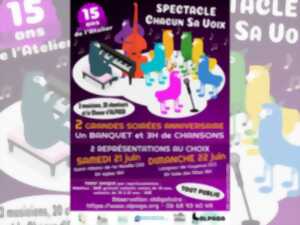 photo Spectacle Chacun Sa Voix : 15 ans de l'atelier