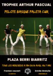 photo Pelote basque Trophée Arthur Pascual