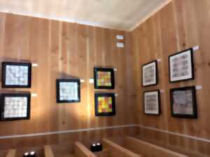 photo Exposition Joel LAINE- Henri LARHANTEC-Isabelle OLIVIER-James COLOMBEL