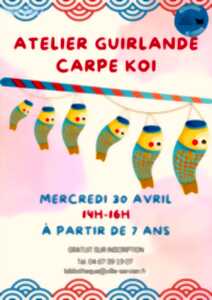 photo ATELIER GUIRLANDE CARPE KOI
