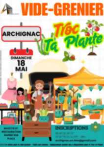 photo Vide grenier et troc ta plante à Archignac