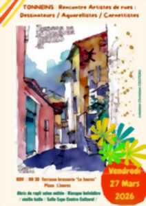 photo Rencontre Artistes de rues : Dessinateurs / Aquarellistes / Carnettistes