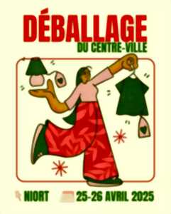 Déballage des commerçants du centre-ville à Niort