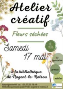 photo Atelier créatif fleurs séchées