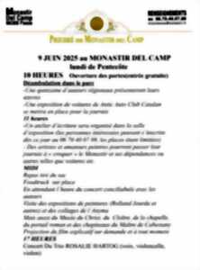 photo LUNDI DE PENTECOTE AU MONASTIR DEL CAMP