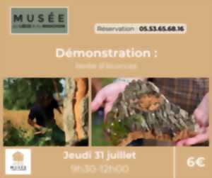 Démonstration de levée d'écorces