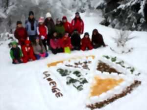 photo Atelier : création dans la neige